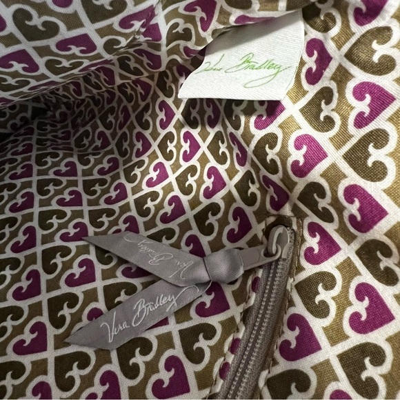 New VERA BRADLEY Portobello Road Tech Tote Crossbody Green Purple Floral 2012 - Picture 13 of 14
